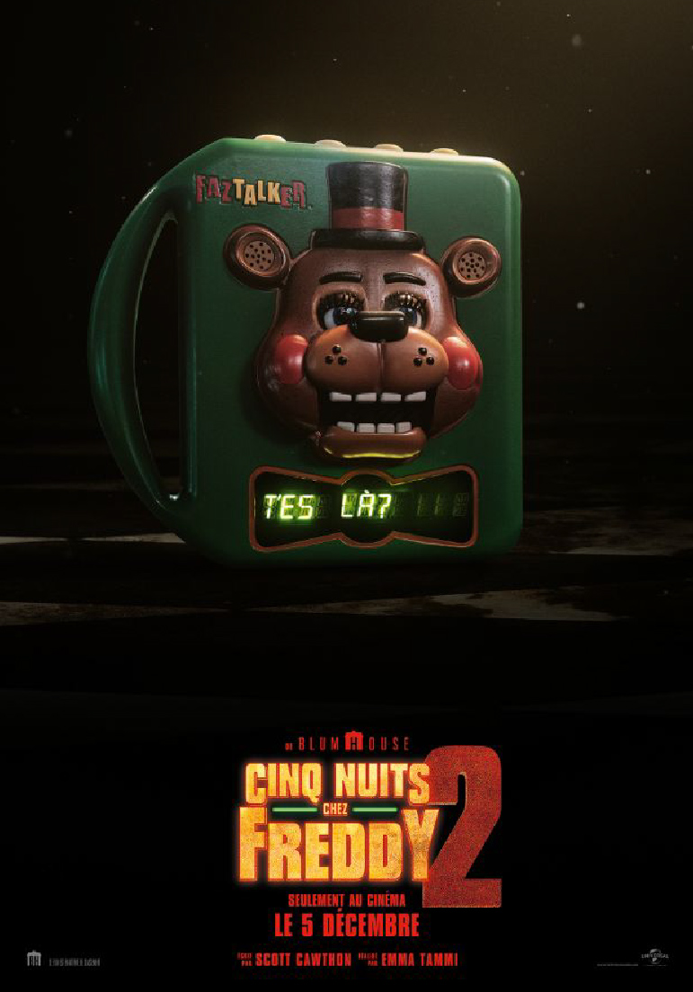 Poser pour Cinq nuits chez Freddy 2